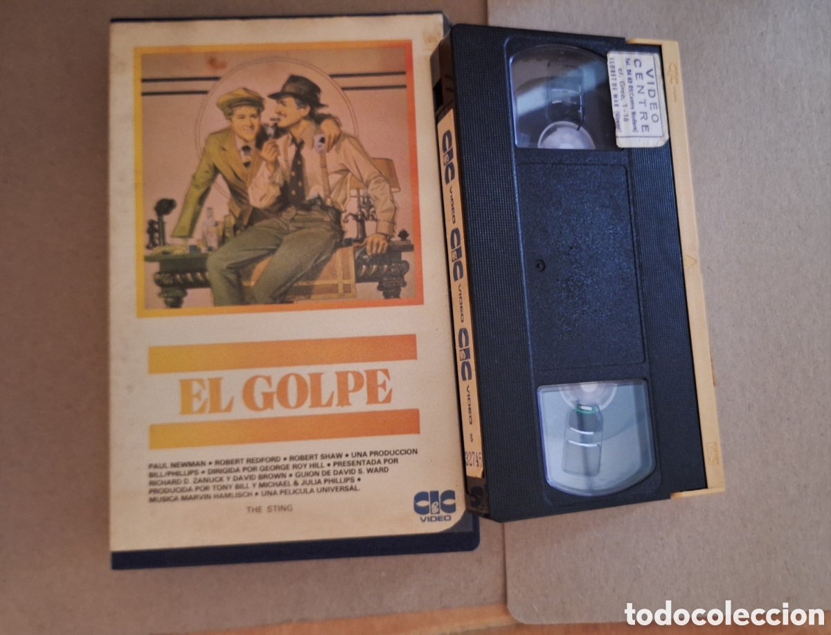 Cine: El Golpe VHS Robert Redford
