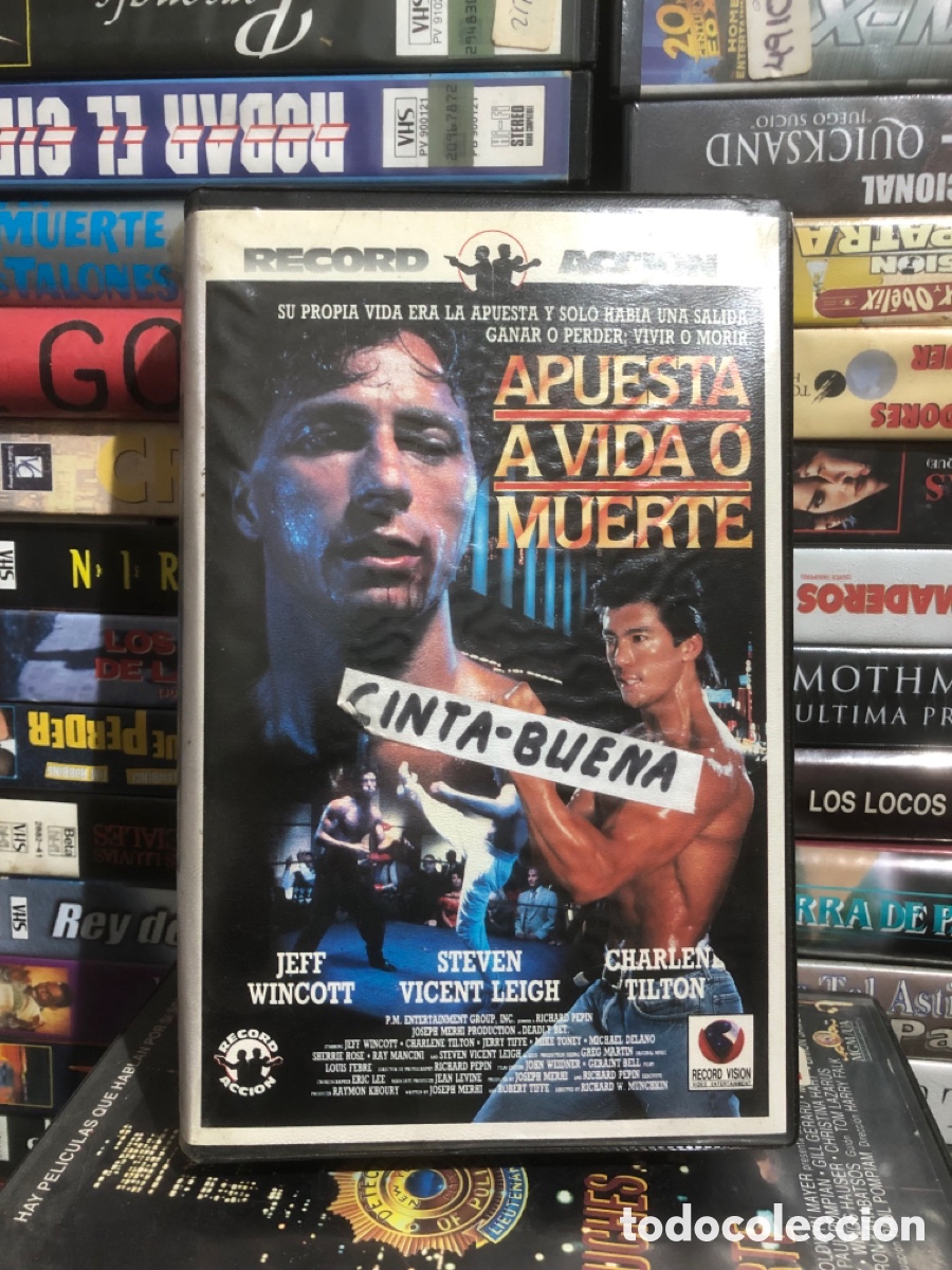 Cine: VHS V&Iacute;DEO CLUB APUESTA A VIDA O MUERTE