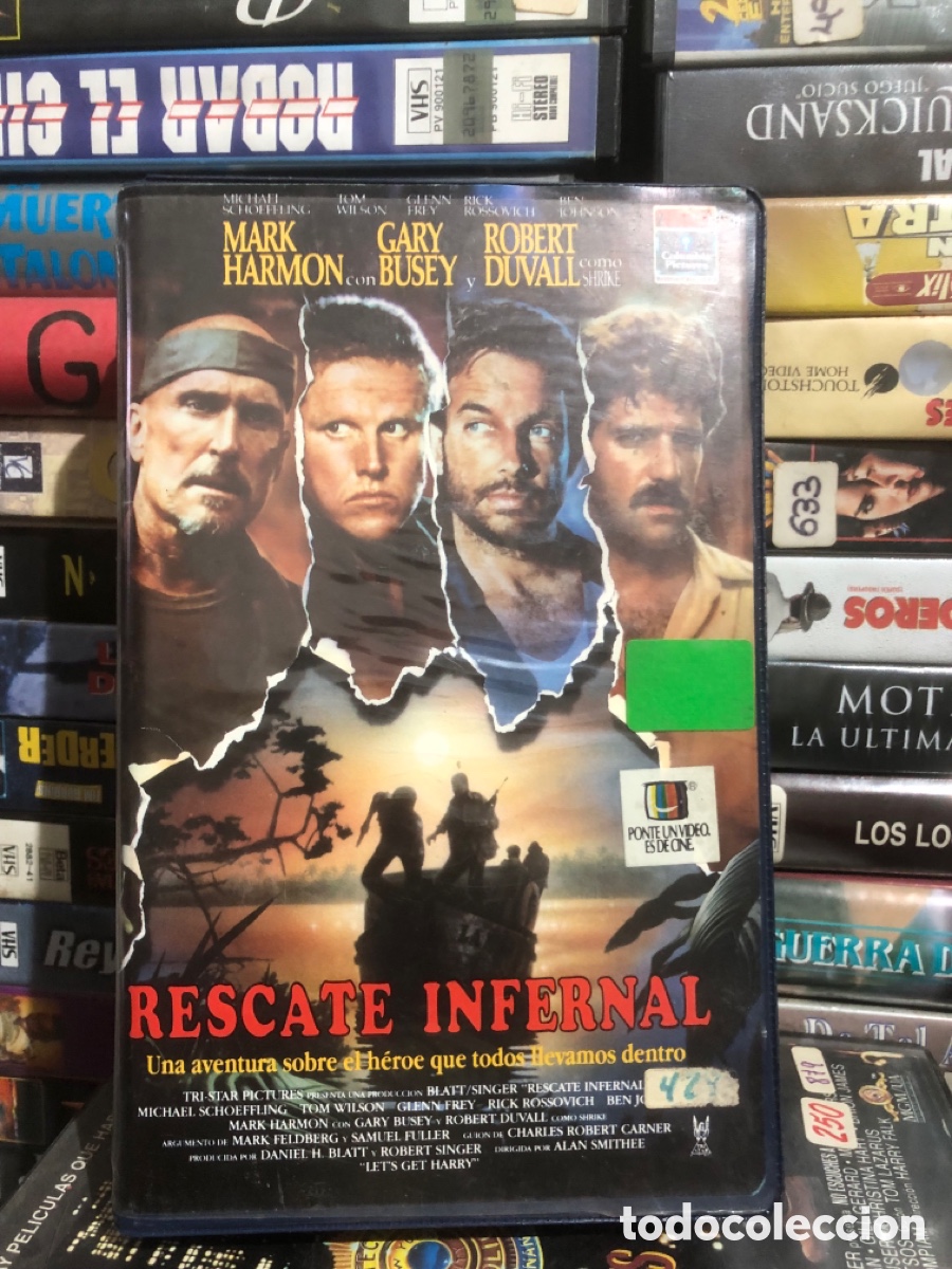 Cine: VHS V&Iacute;DEO CLUB RESCATE INFERNAL