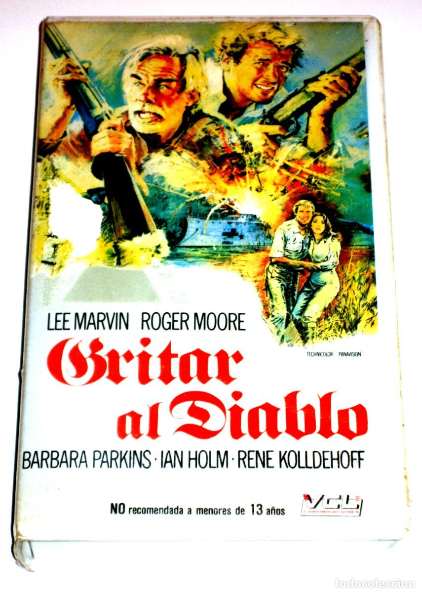 Cinema: Gritar Al Diablo (1976) - Peter R. Hunt Lee Marvin Roger Moore Barbara Parkins VHS 1&ordf; EDICION