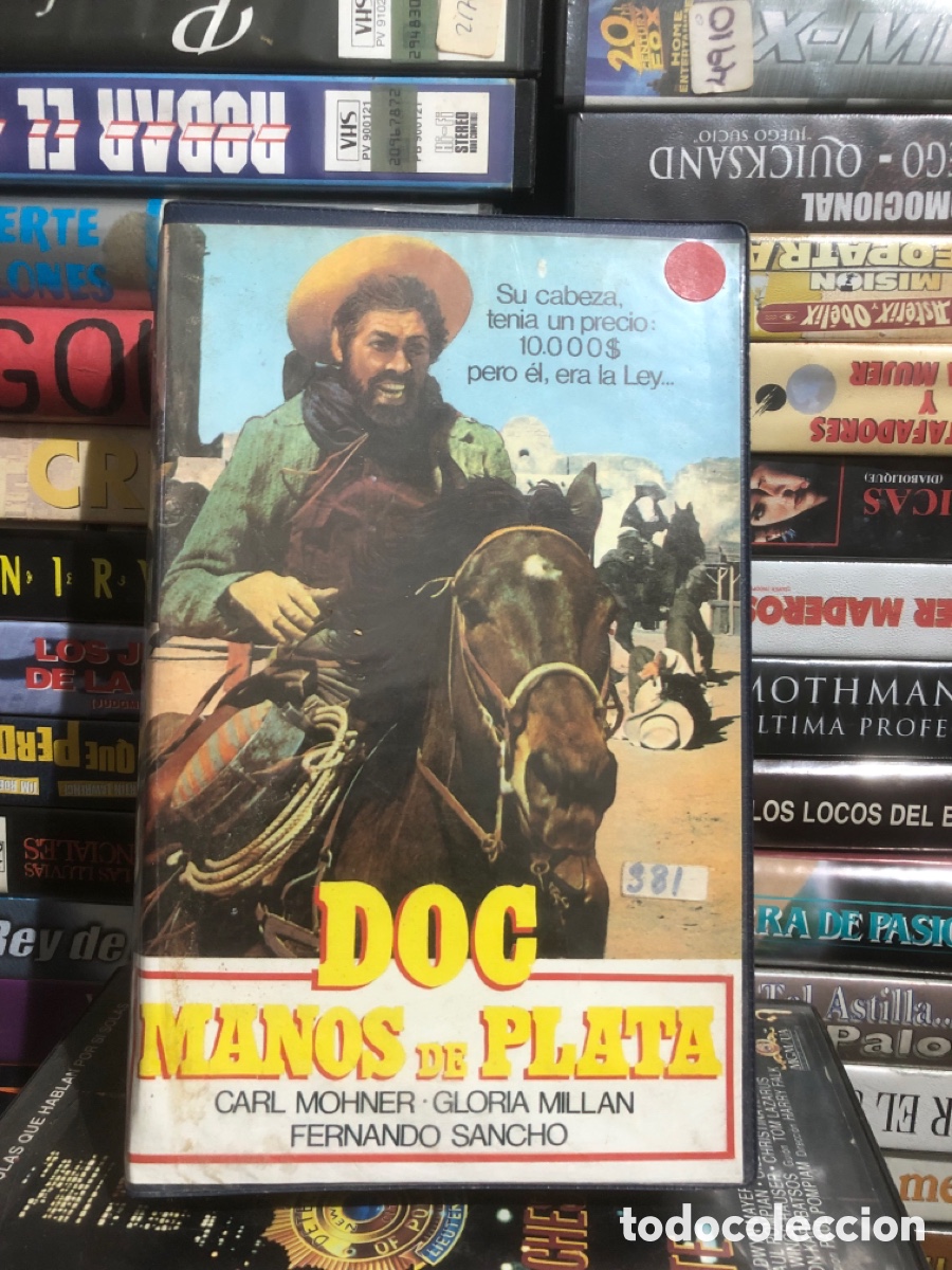Cine: VHS V&Iacute;DEO CLUB DOC MANOS DE PLATA