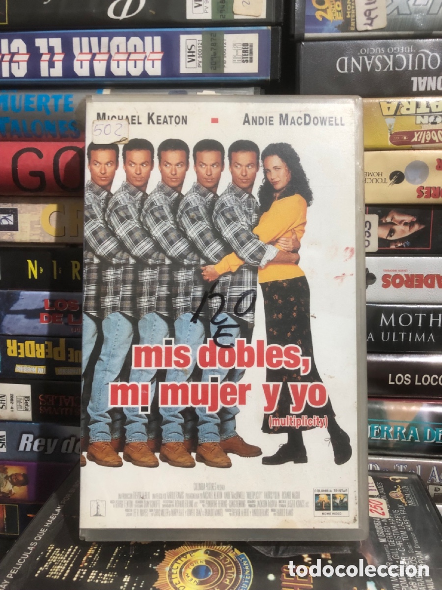 Cine: VHS V&Iacute;DEO CLUB MIS DOBLES MI MUJER Y YO