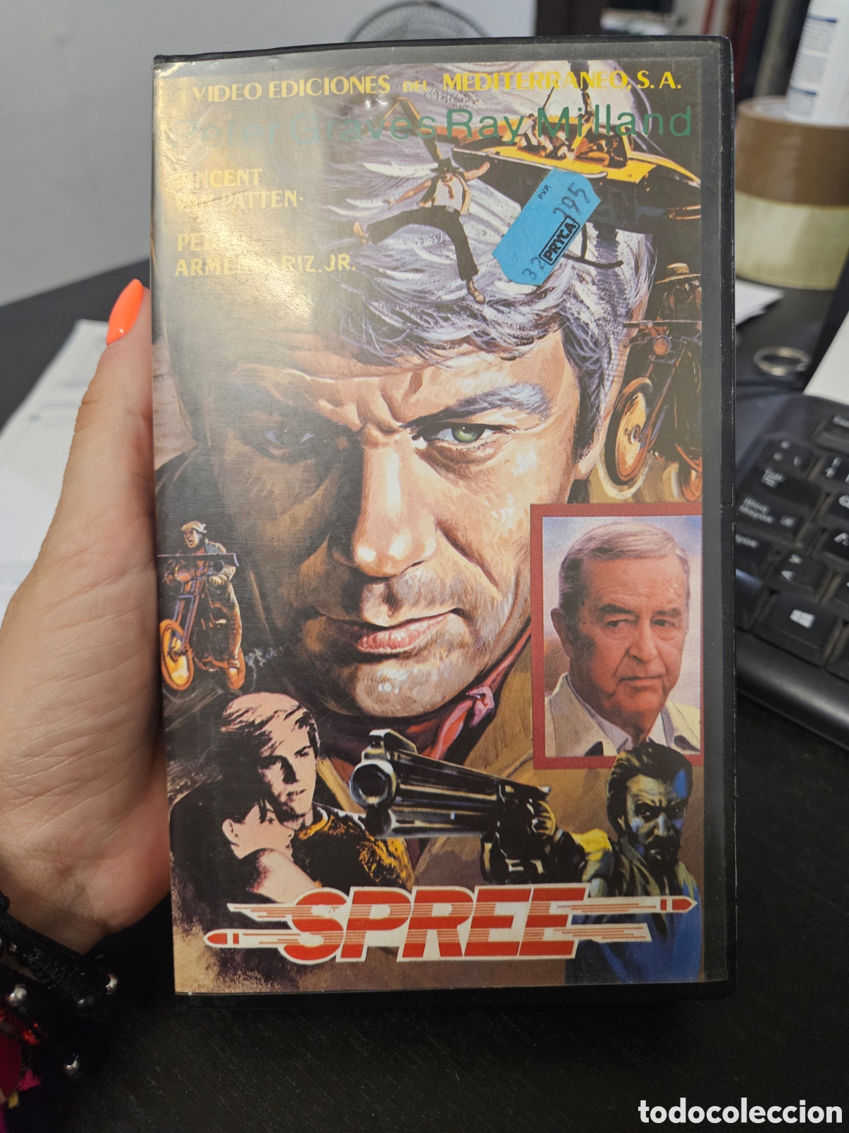 Cine: VHS Original SPREE (VEMSA) &ndash; Acci&oacute;n cl&aacute;sica &ndash; Car&aacute;tula vintage &ndash; Coleccionistas