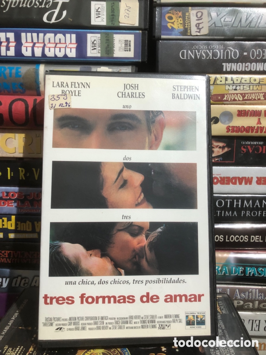 Cine: VHS V&Iacute;DEO CLUB TRES FORMAS DE AMAR