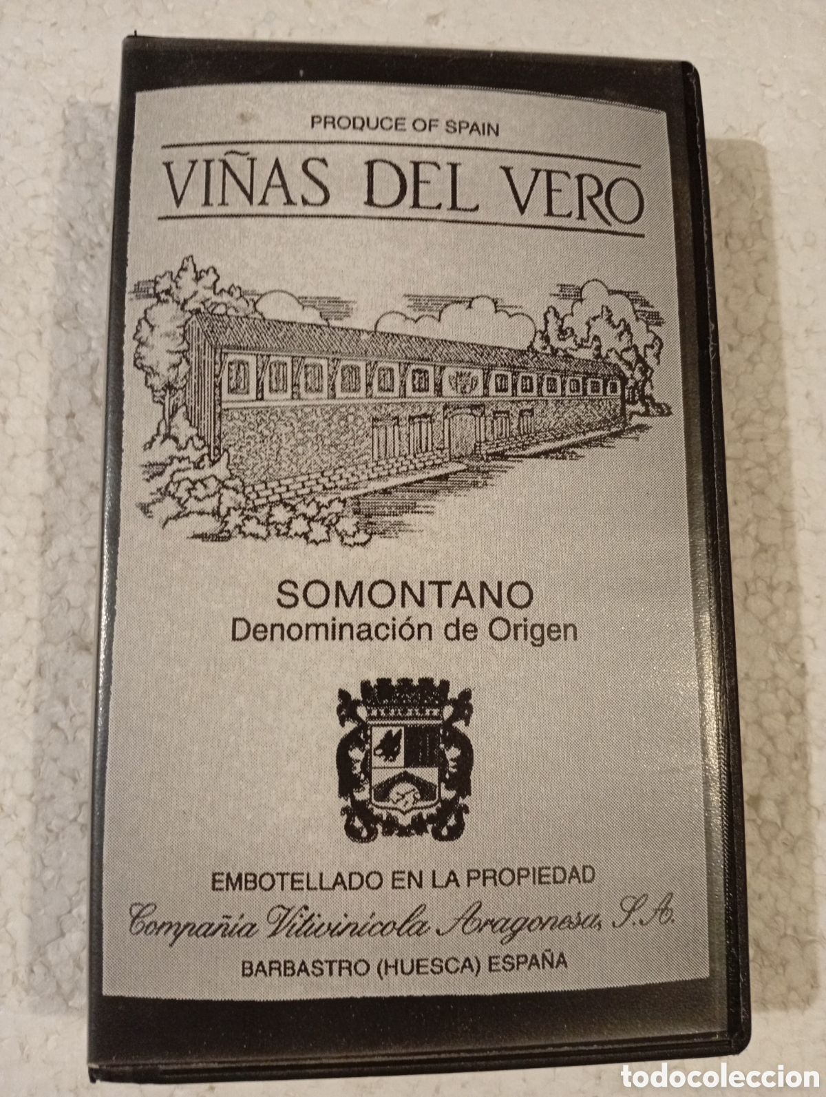 Cine: 1 VHS. VI&Ntilde;AS DEL VERO. SOMONTANO. COMPA&Ntilde;&Iacute;A VITIVIN&Iacute;COLA ARAGONESA.