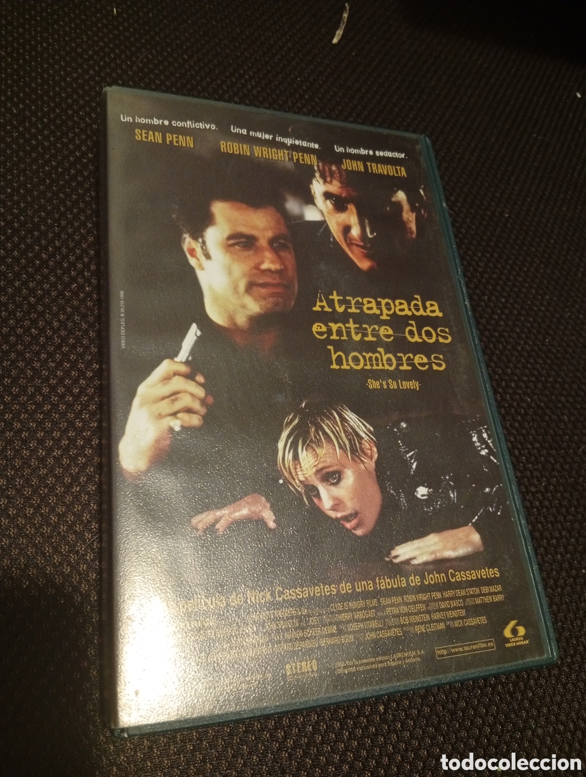 Cine: Atrapada entre dos hombres vhs