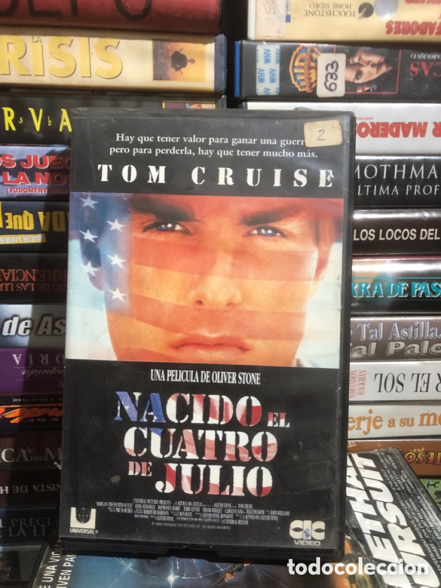Cine: VHS V&Iacute;DEO CLUB NACIDO EL 4 de JULIO