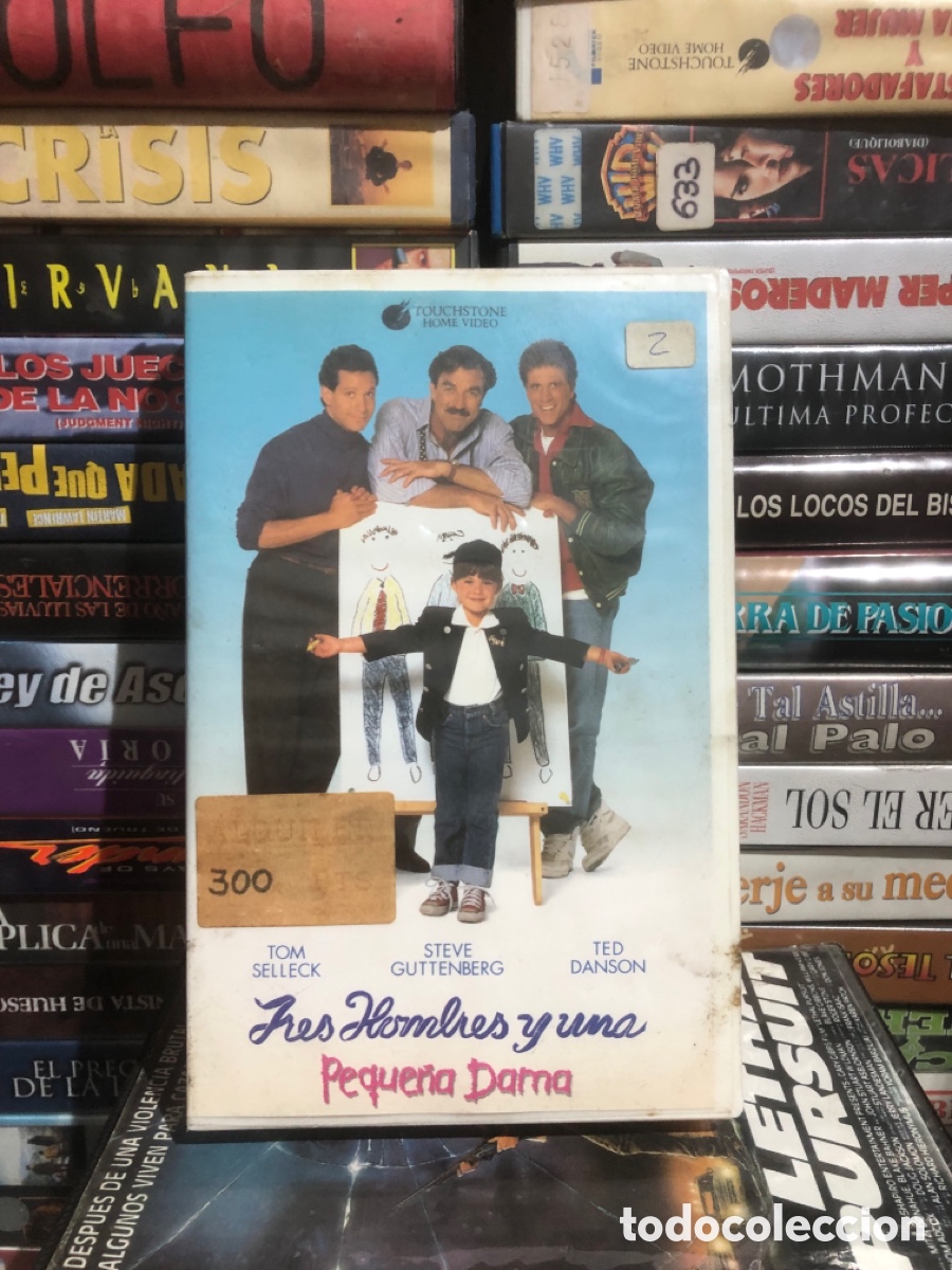 Cine: VHS V&Iacute;DEO CLUB TRES HOMBRES Y UNA PEQUE&Ntilde;A DAMA