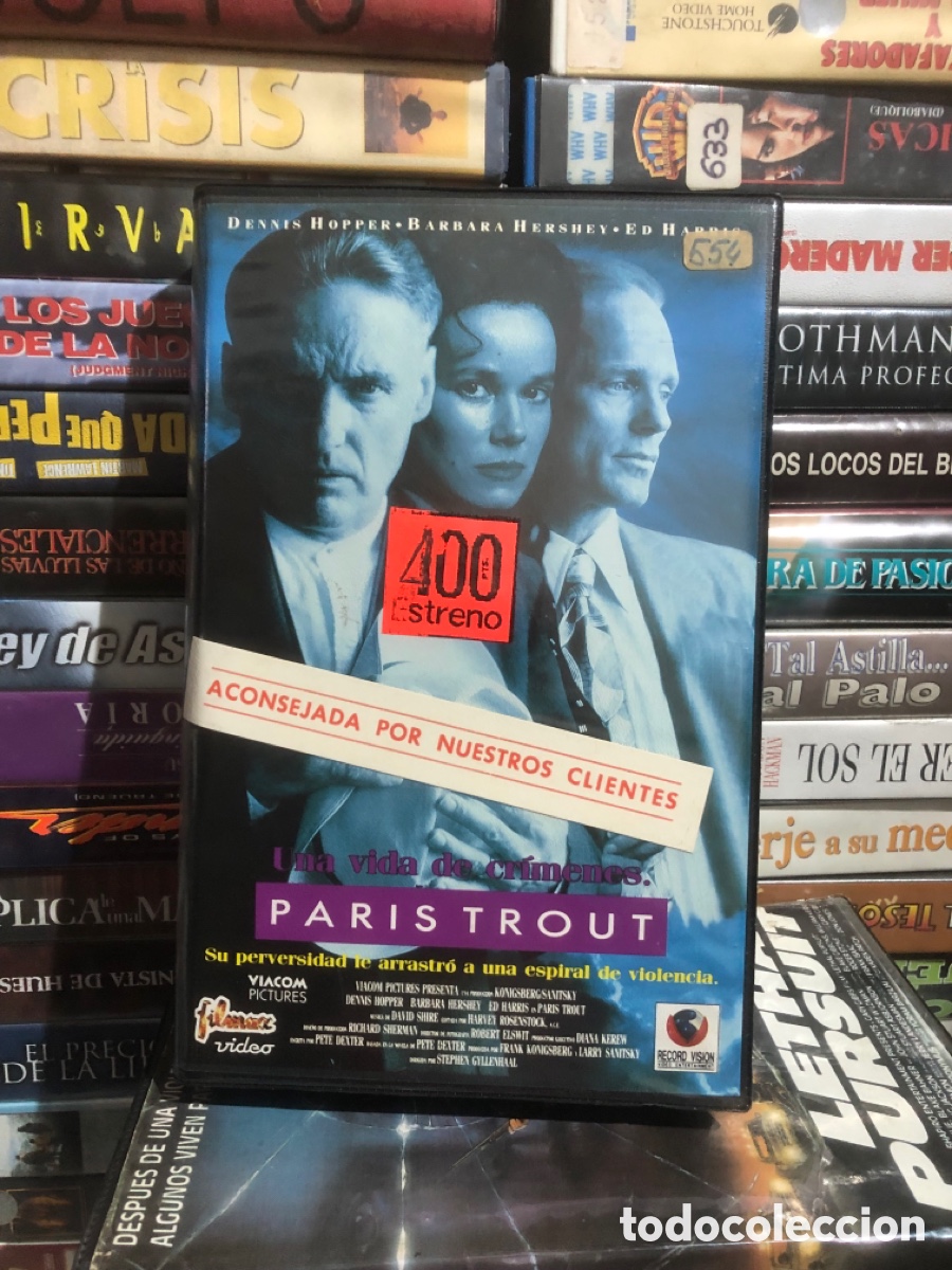Cine: VHS V&Iacute;DEO CLUB PARIS TROUT