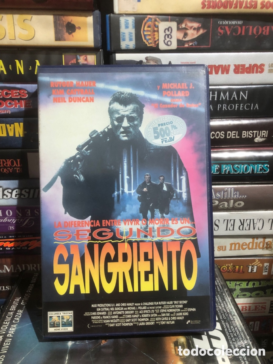 Cine: VHS V&Iacute;DEO CLUB SEGUNDO SANGRIENTO