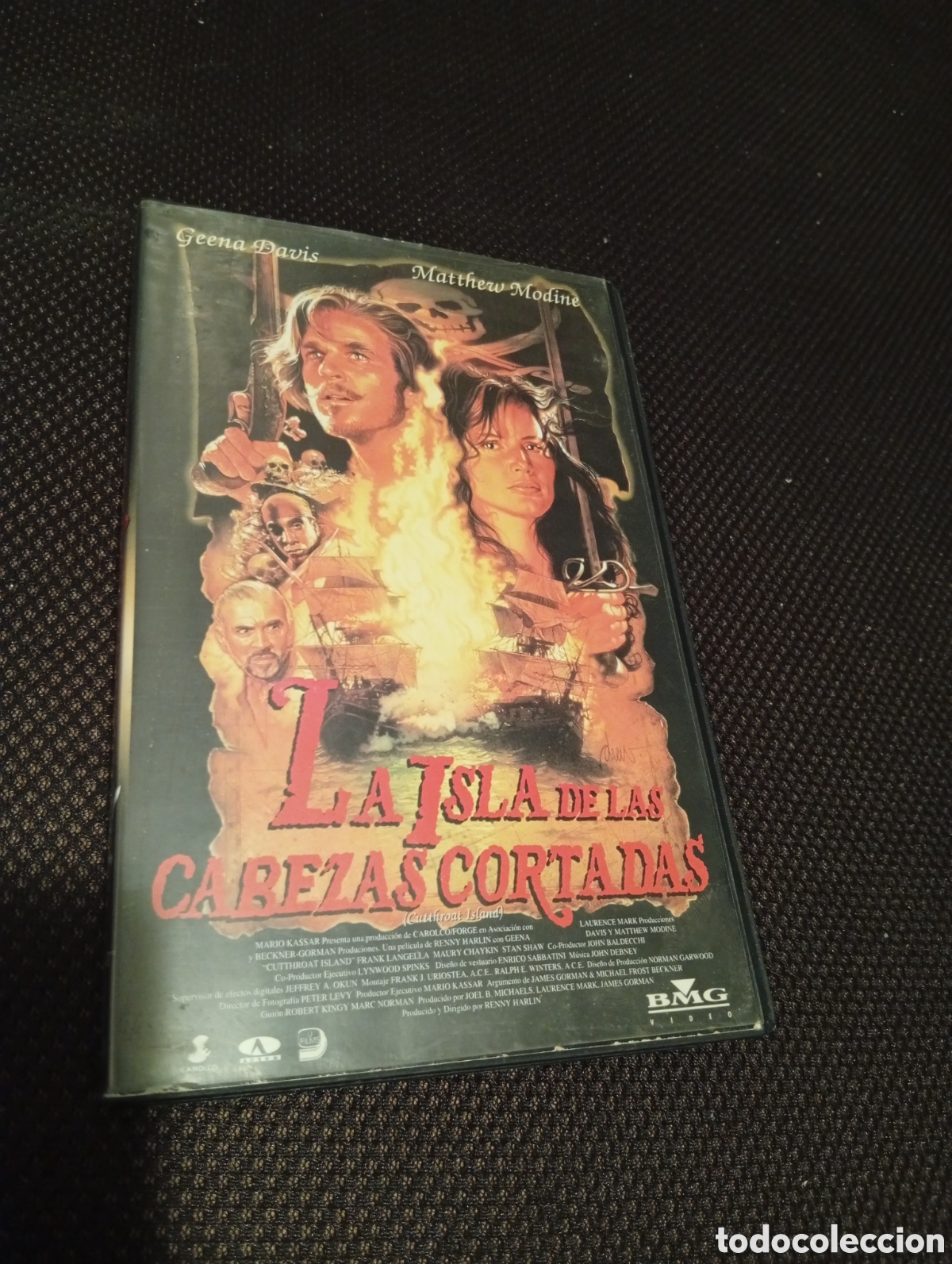 Cine: La isla de las cabezas cortadas vhs