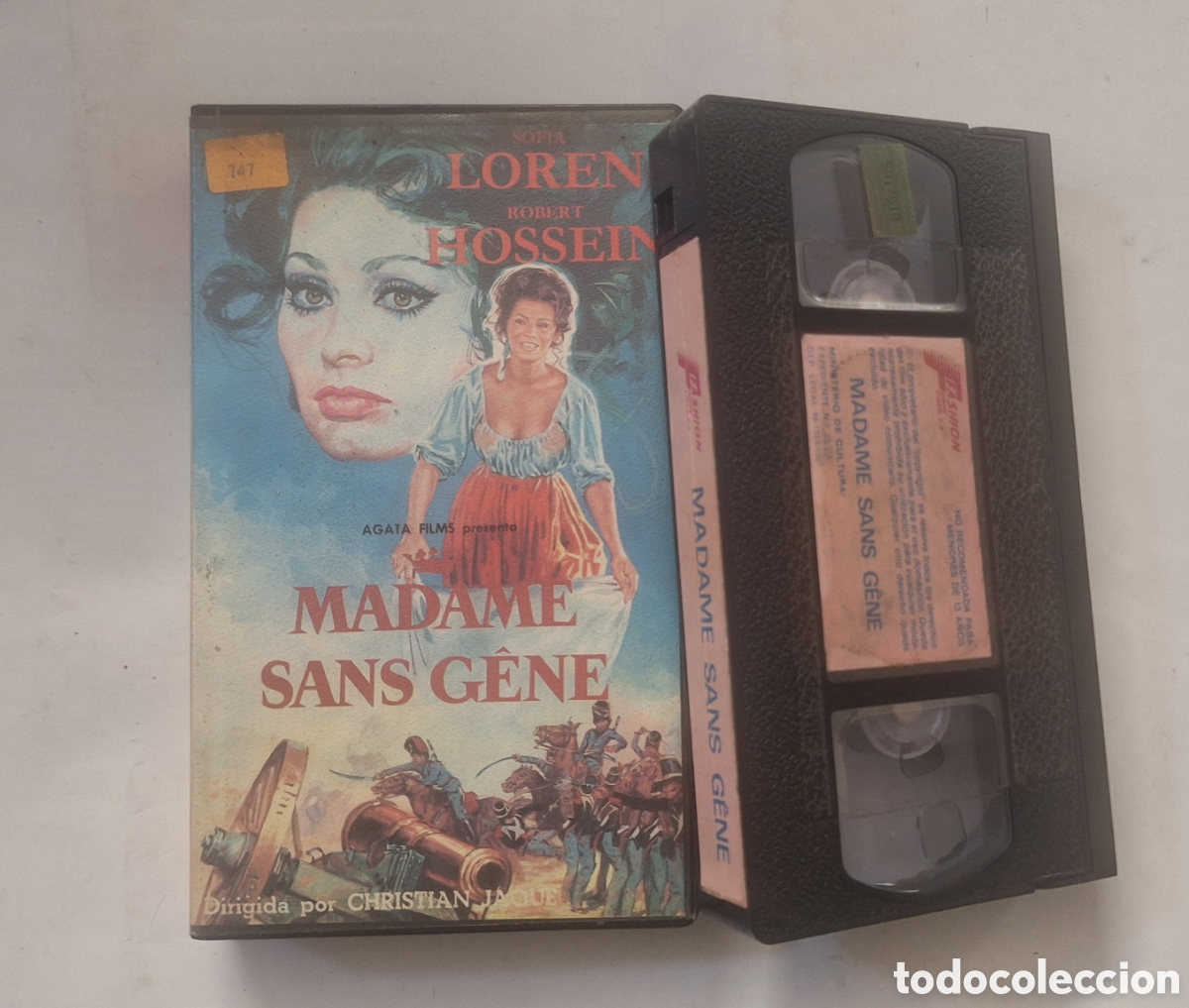 Cine: Madame Sans Gene VHS Sophia Loren