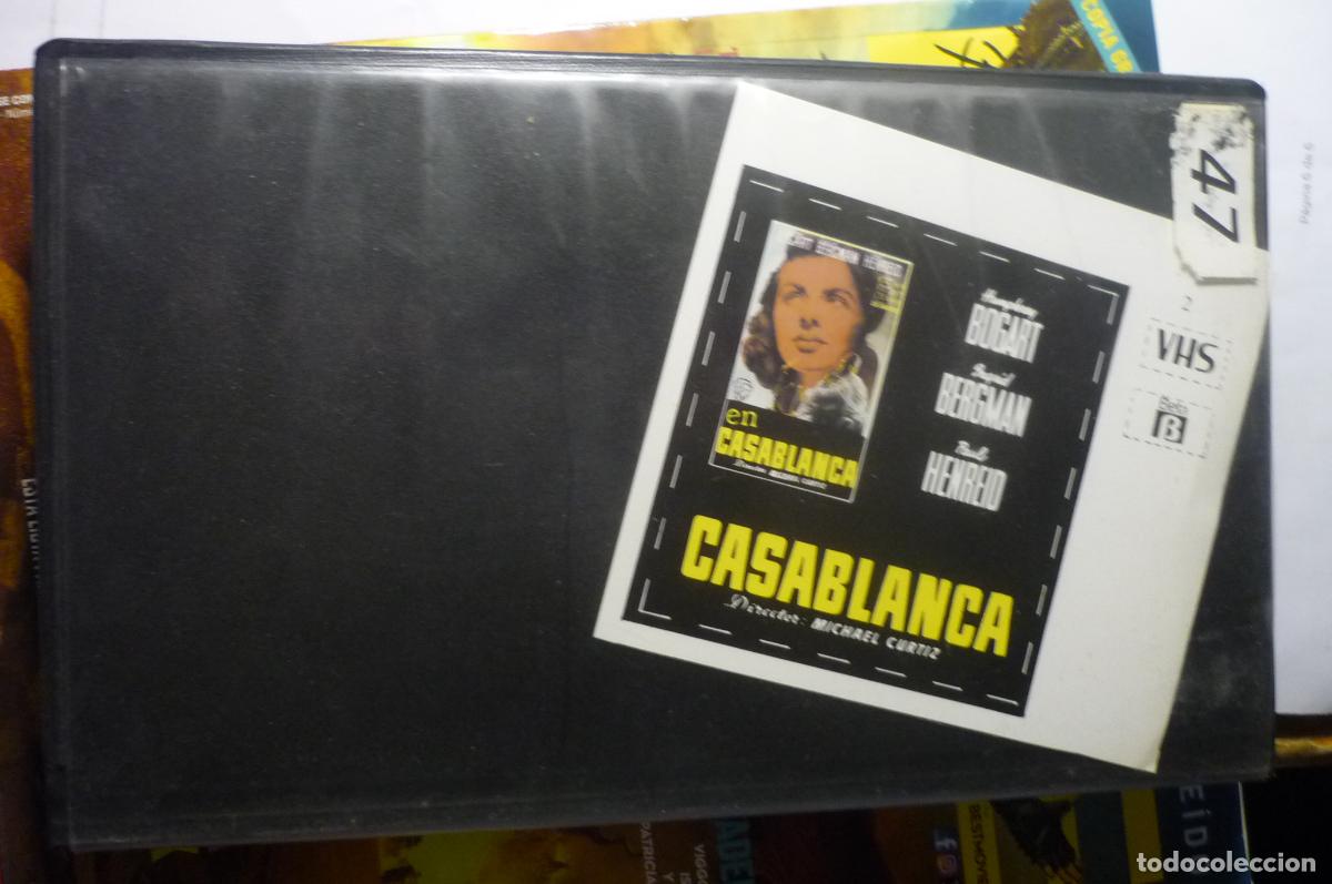 Cine: pelicula video vhs casablanca &iexcl;&iexcl;no se si es grabada o es original&iexcl;&iexcl;