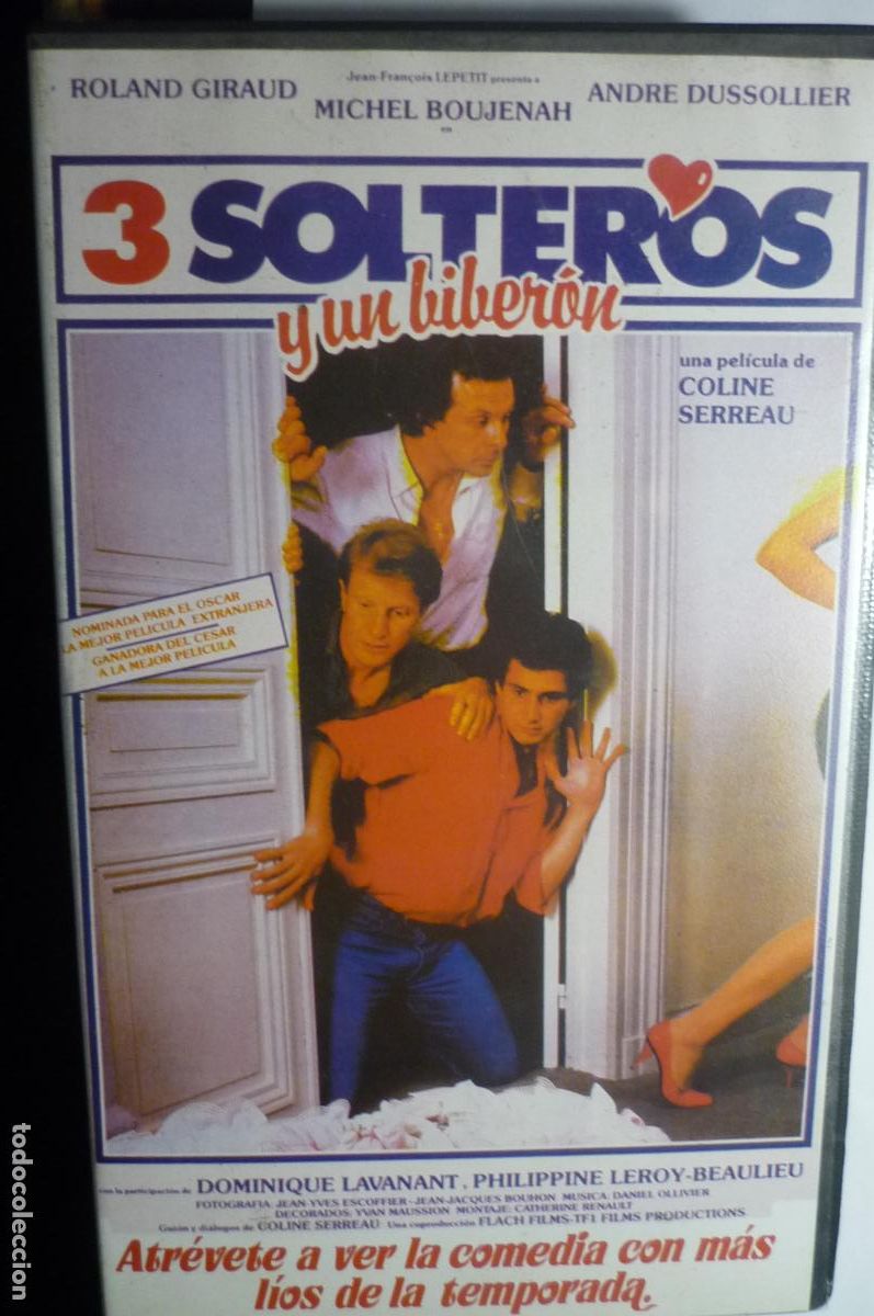 Cine: pelicula video vhs tres solteros y un biberon