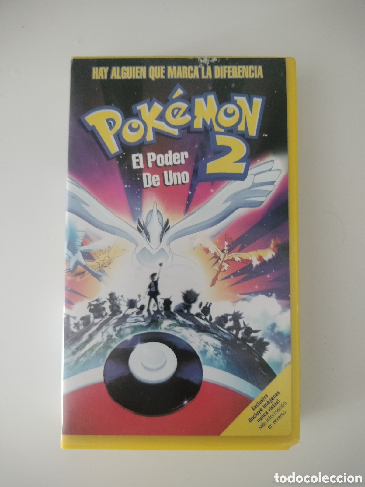 Cine: VHS POK&Eacute;MON 2 EL PODER DE UNO. INCLUYE EL CORTOMETRAJE PIKACHU EL RESCATE NINTENDO WARNER BROS
