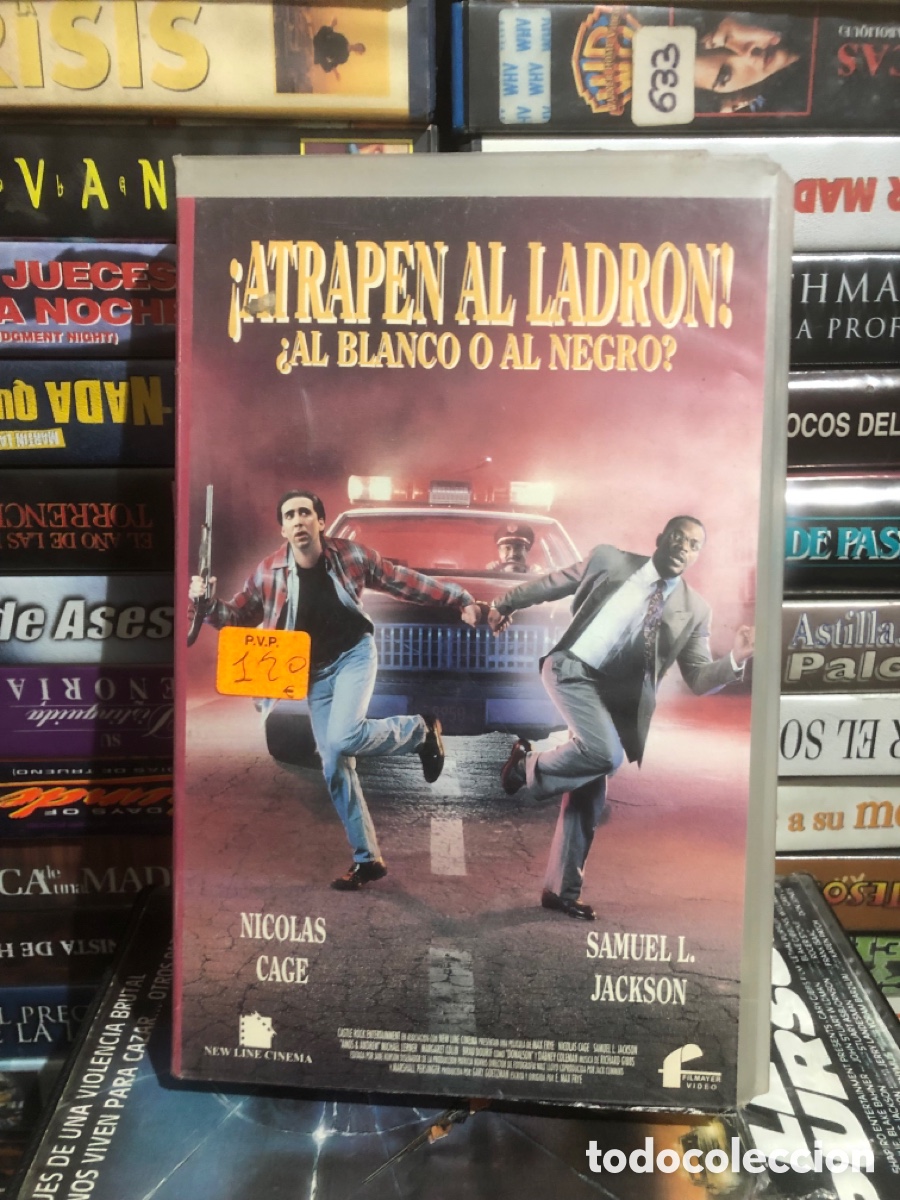 Cine: VHS V&Iacute;DEO CLUB ATRAPEN AL LADR&Oacute;N