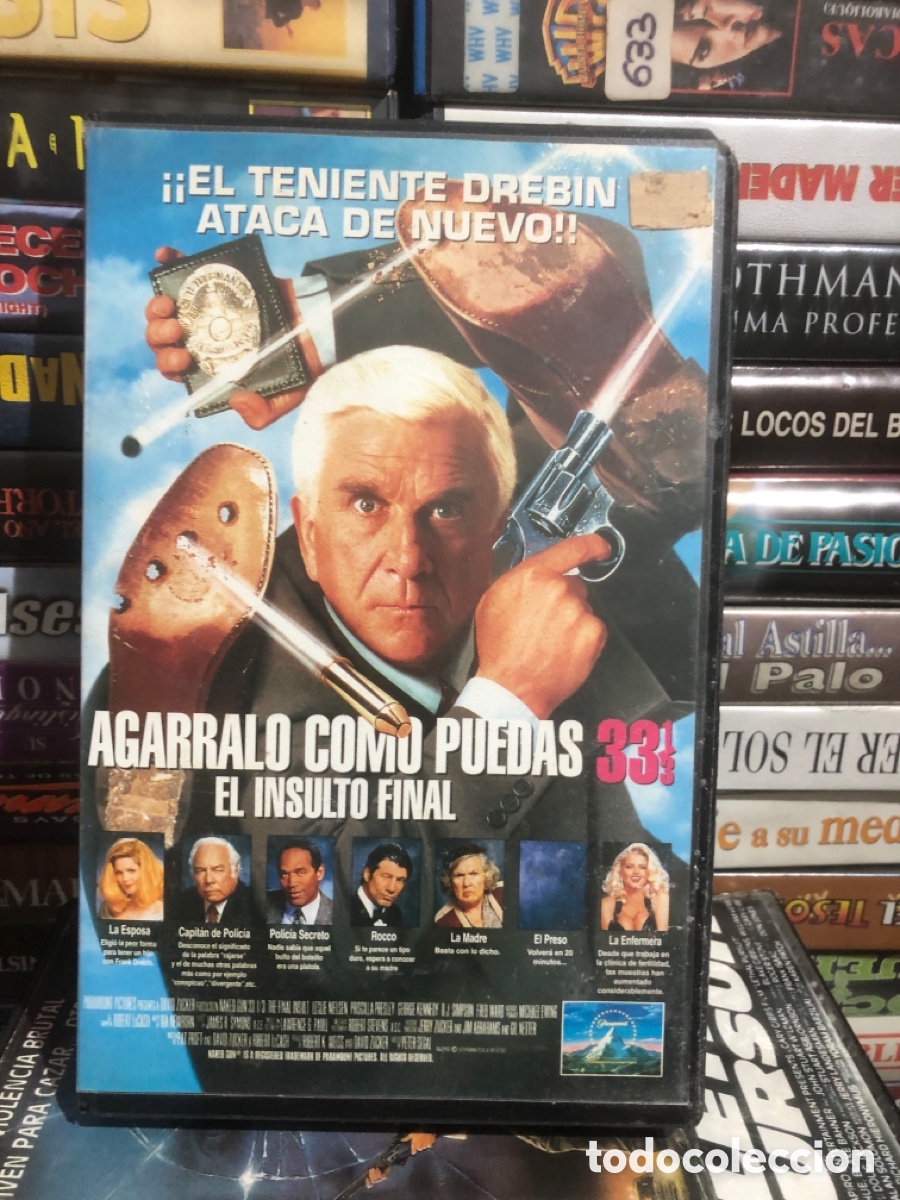 Cine: VHS V&Iacute;DEO CLUB AG&Aacute;RRALO COMO PUEDAS 33 Y medio