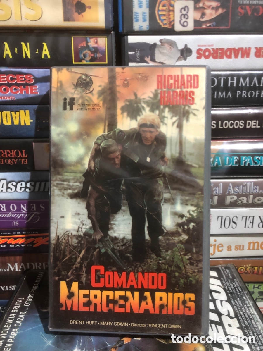 Cine: VHS V&Iacute;DEO CLUB COMANDO MERCENARIOS