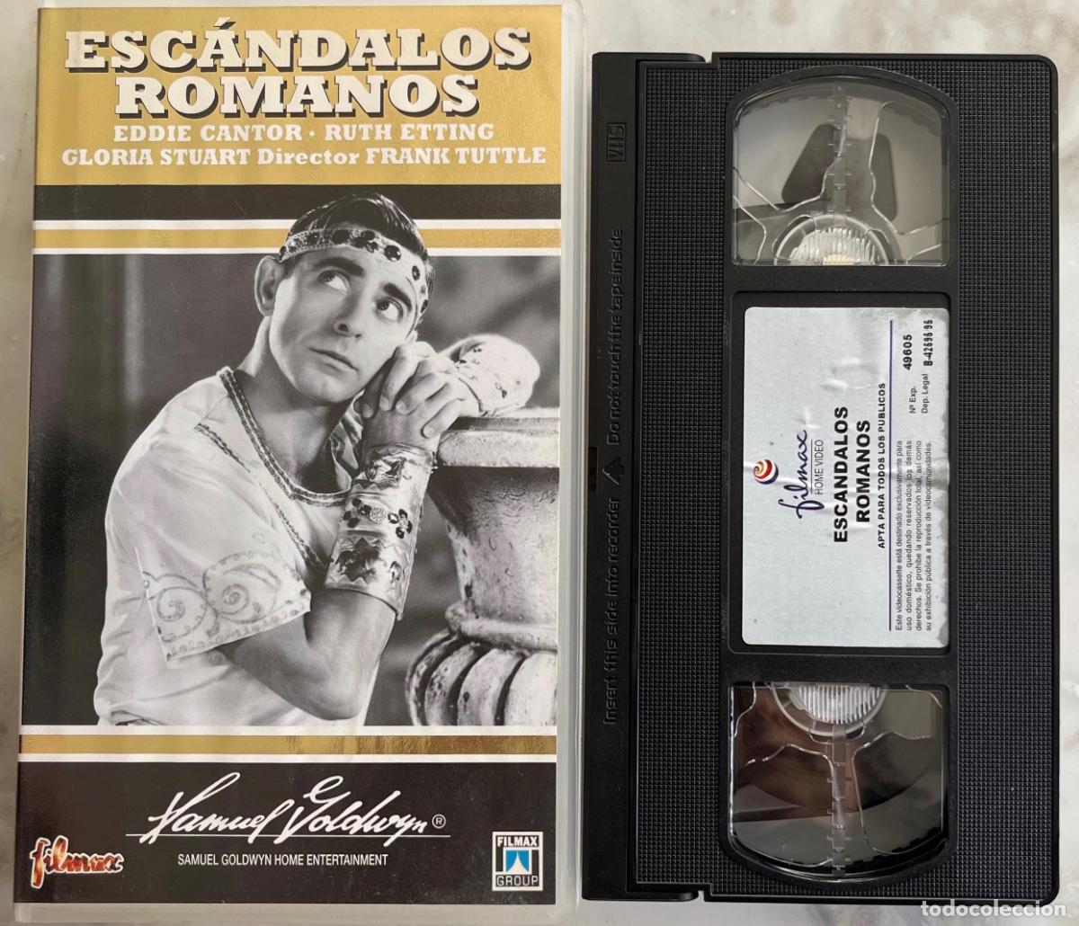 Cine: ESCANDALOS ROMANOS. EDDIE CANTOR. RUTH ETTING. FRANK TUTTLE. VHS