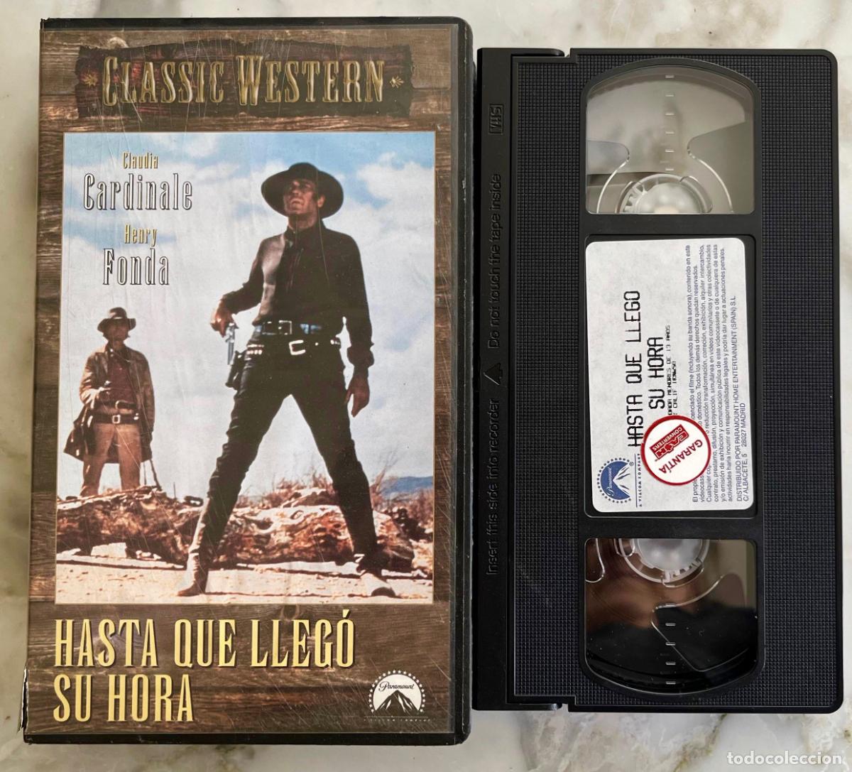 Cine: HASTA QUE LLEGO SU HORA. CLAUDIA CARDINALE. HENRY FONDA. VHS