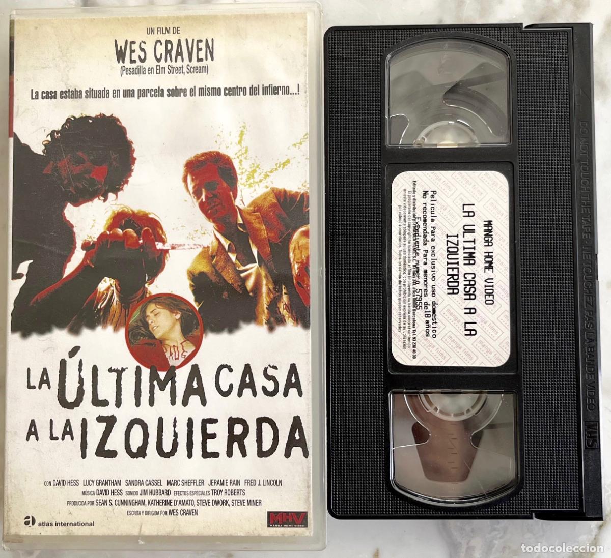 Cine: LA ULTIMA CASA A LA IZQUIERDA. WES CRAVEN. DAVID HESS. VHS
