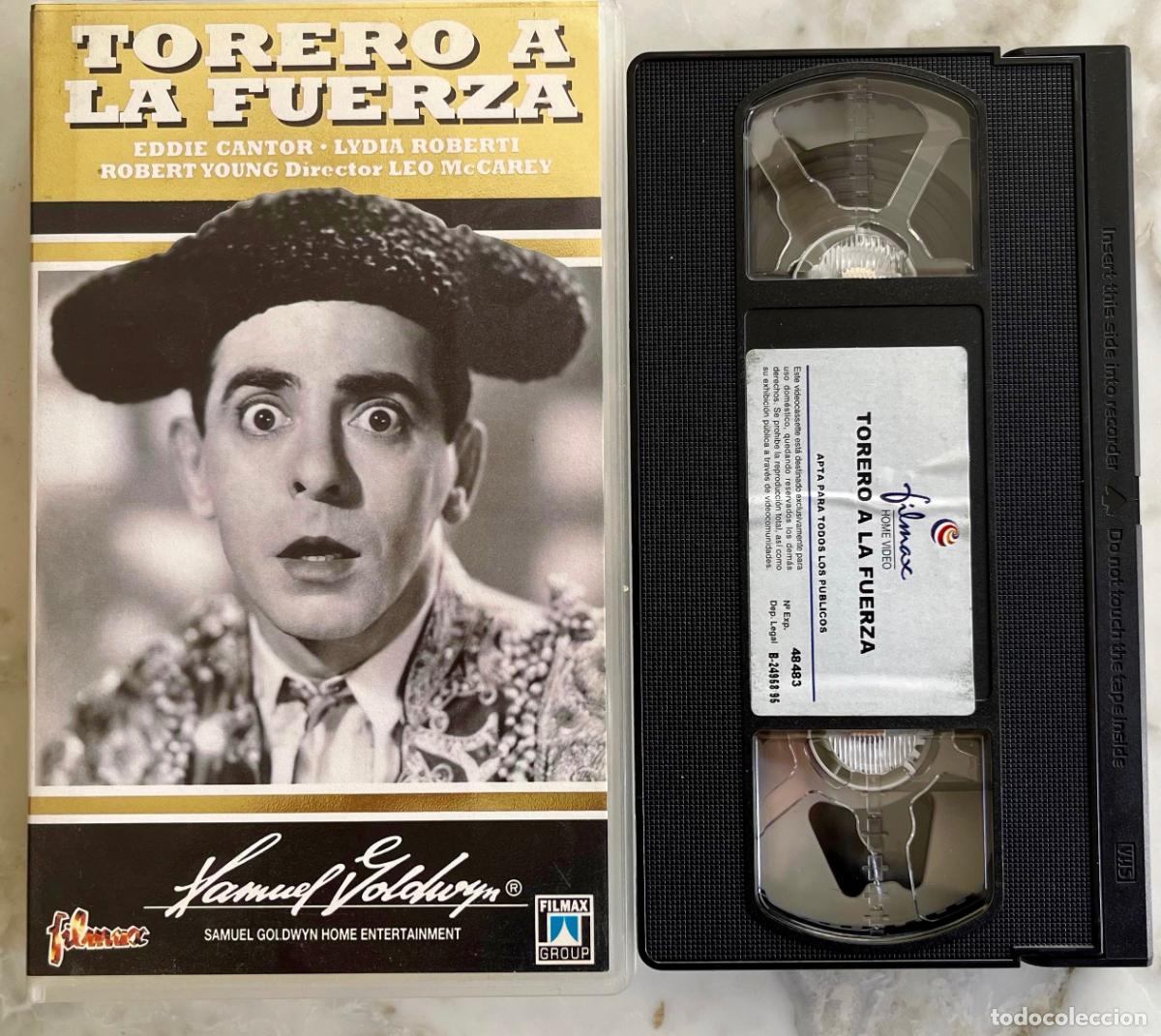 Cine: TORERO A LA FUERZA. EDDIE CANTOR. LYDIA ROBERTI. LEO McCAREY. VHS