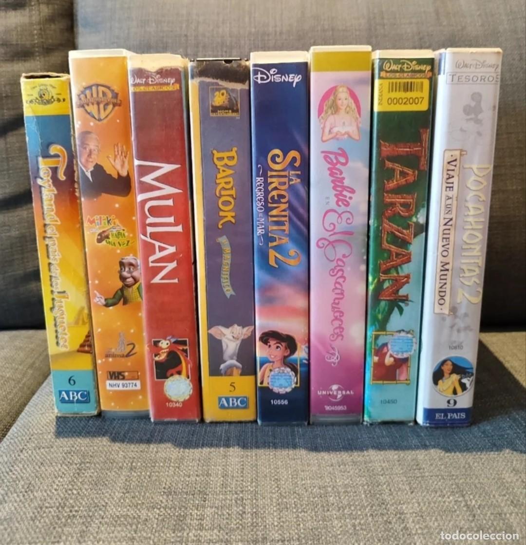 Cine: Lote 8 Pel&iacute;culas VHS infantiles.