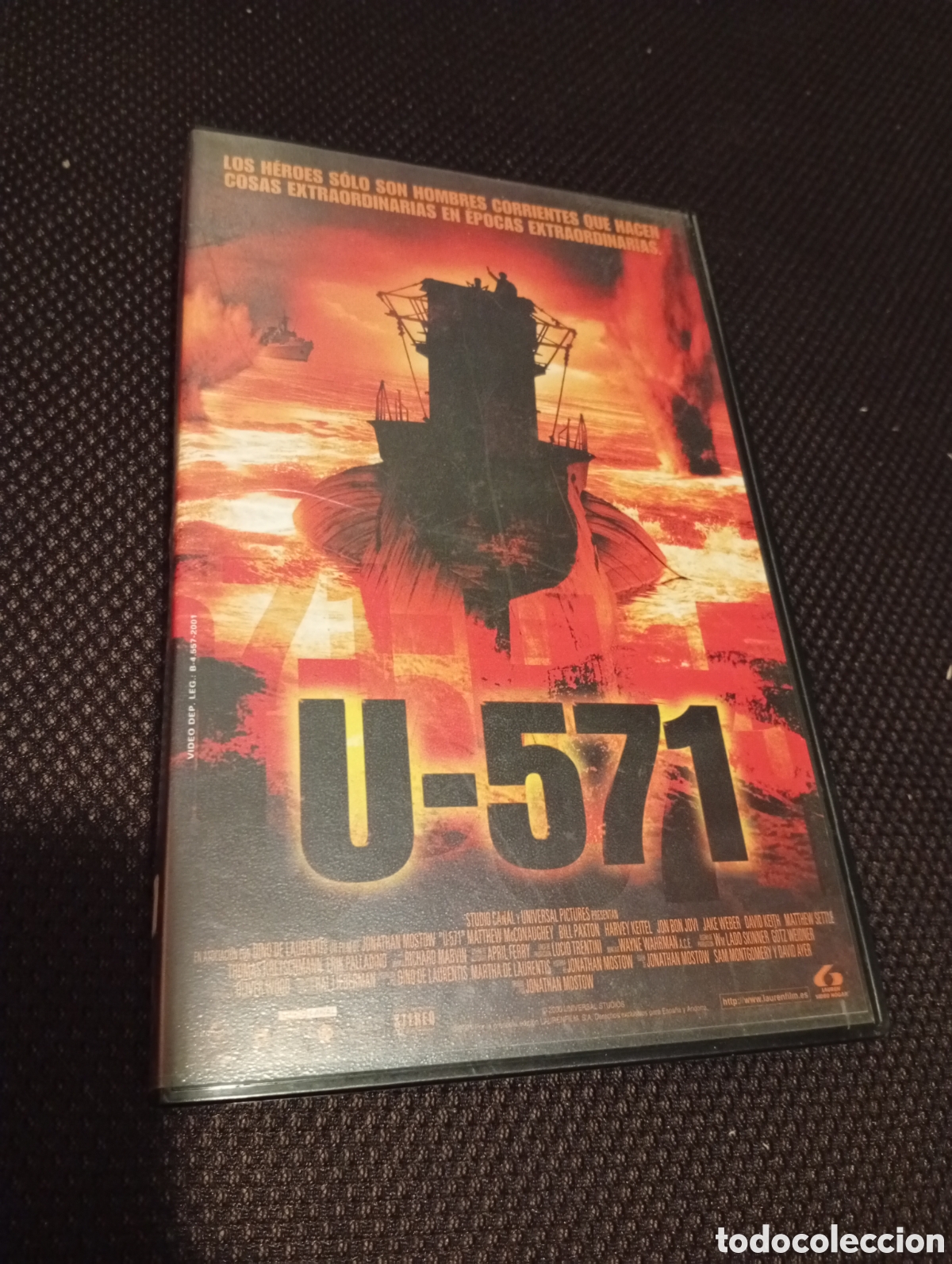 Cine: U - 571 vhs pel&iacute;cula