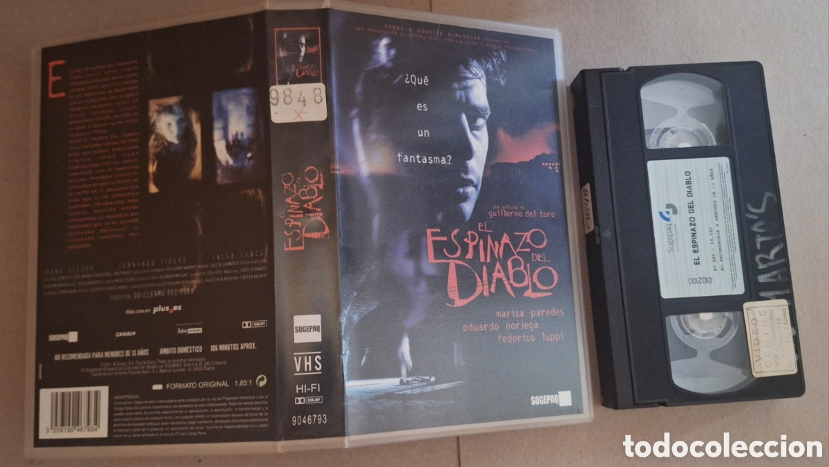 Cine: El Espinazo del Diablo VHS Terror