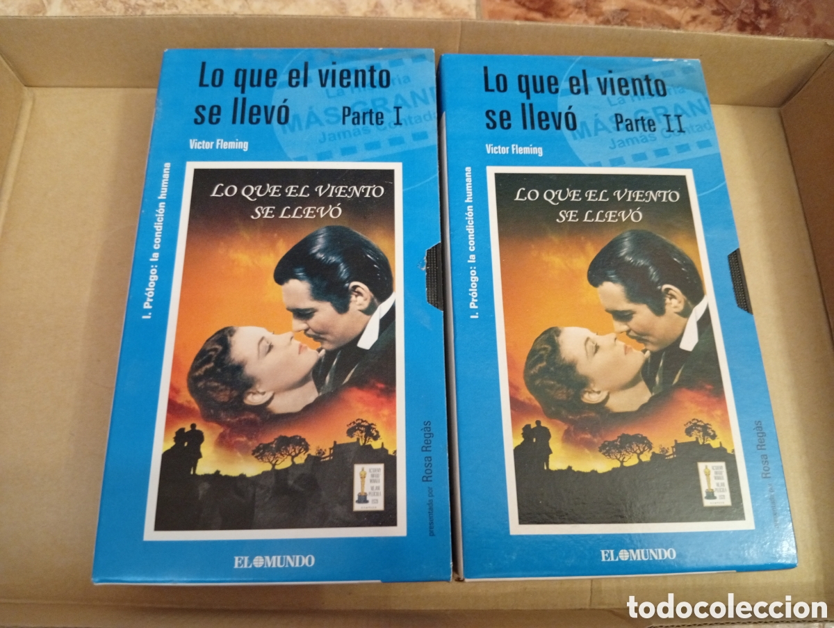 Kino: Lo que el viento se llev&oacute; vhs 2 pel&iacute;culas
