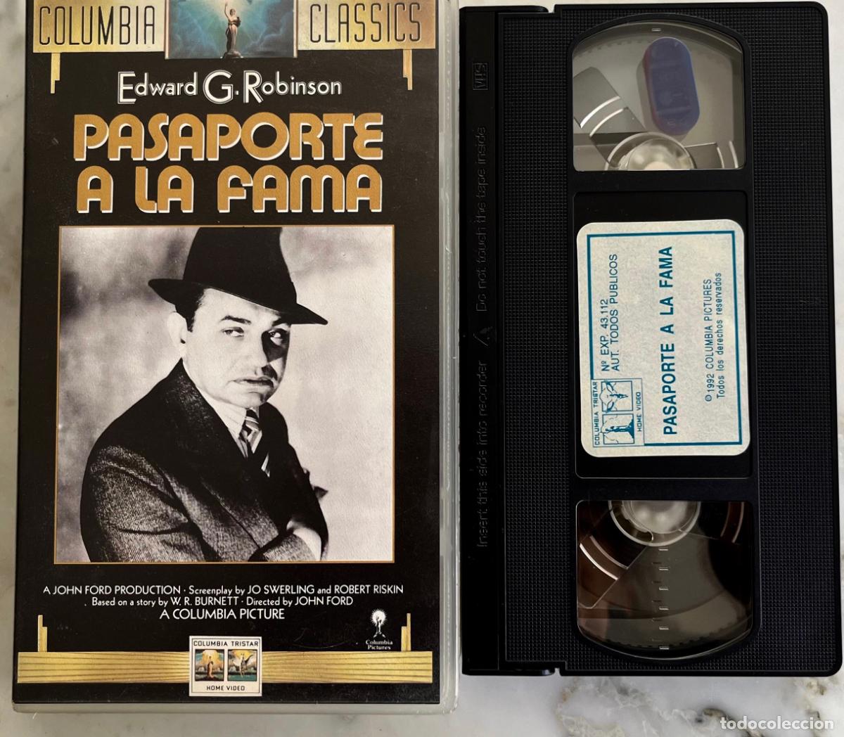 Kino: PASAPORTE A LA FAMA. EDWARD G. ROBINSON. JOHN FORD. VHS