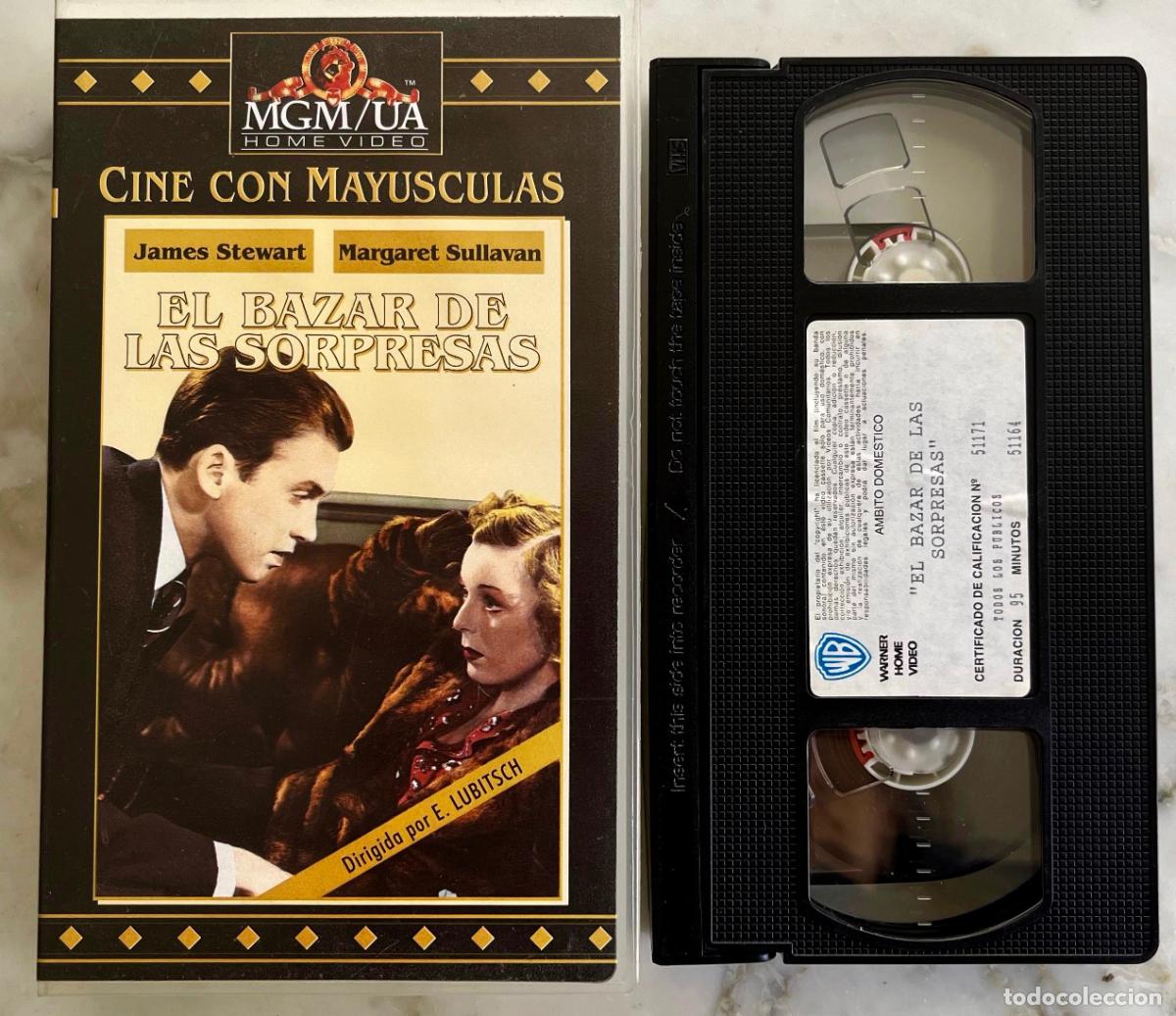 Cine: EL BAZAR DE LAS SORPRESAS. JAMES STEWART. MARGARET SULLAVAN, ERNST LUBITSCH. VHS