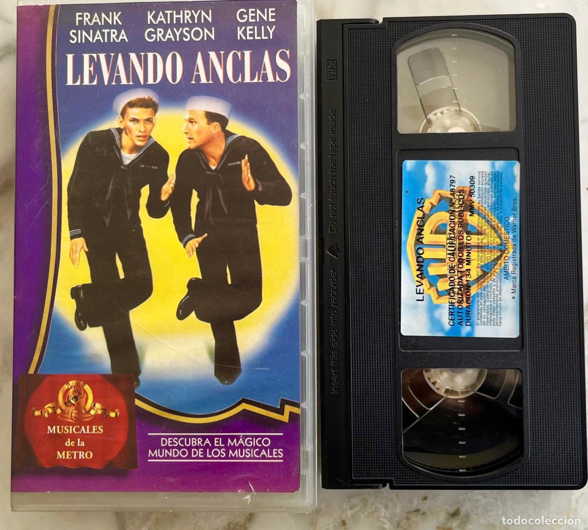 Cine: LEVANDO ANCLAS. SINATRA. GENE KELLY. KATHRYN GRAYSON. GEORGE SIDNEY. VHS