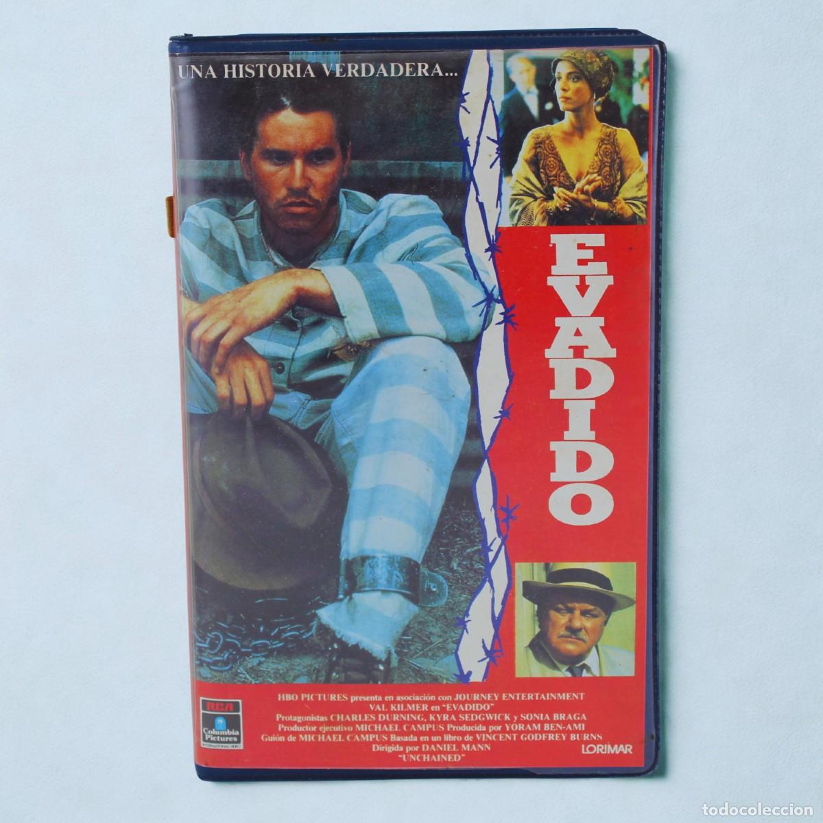 Cine: VHS Evadido 1987 Val Kilmer PAL Castellano RCA Columbia Video Original