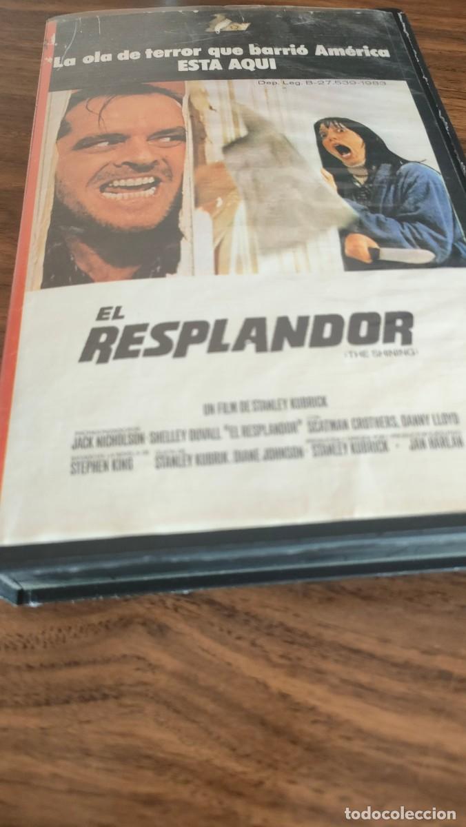 Cine: VHS- EL RESPLANDOR, JACK NICHOLSON, STANLEY KUBRICK, 1&ordf; EDICION PIRATA VIDEOCLUB