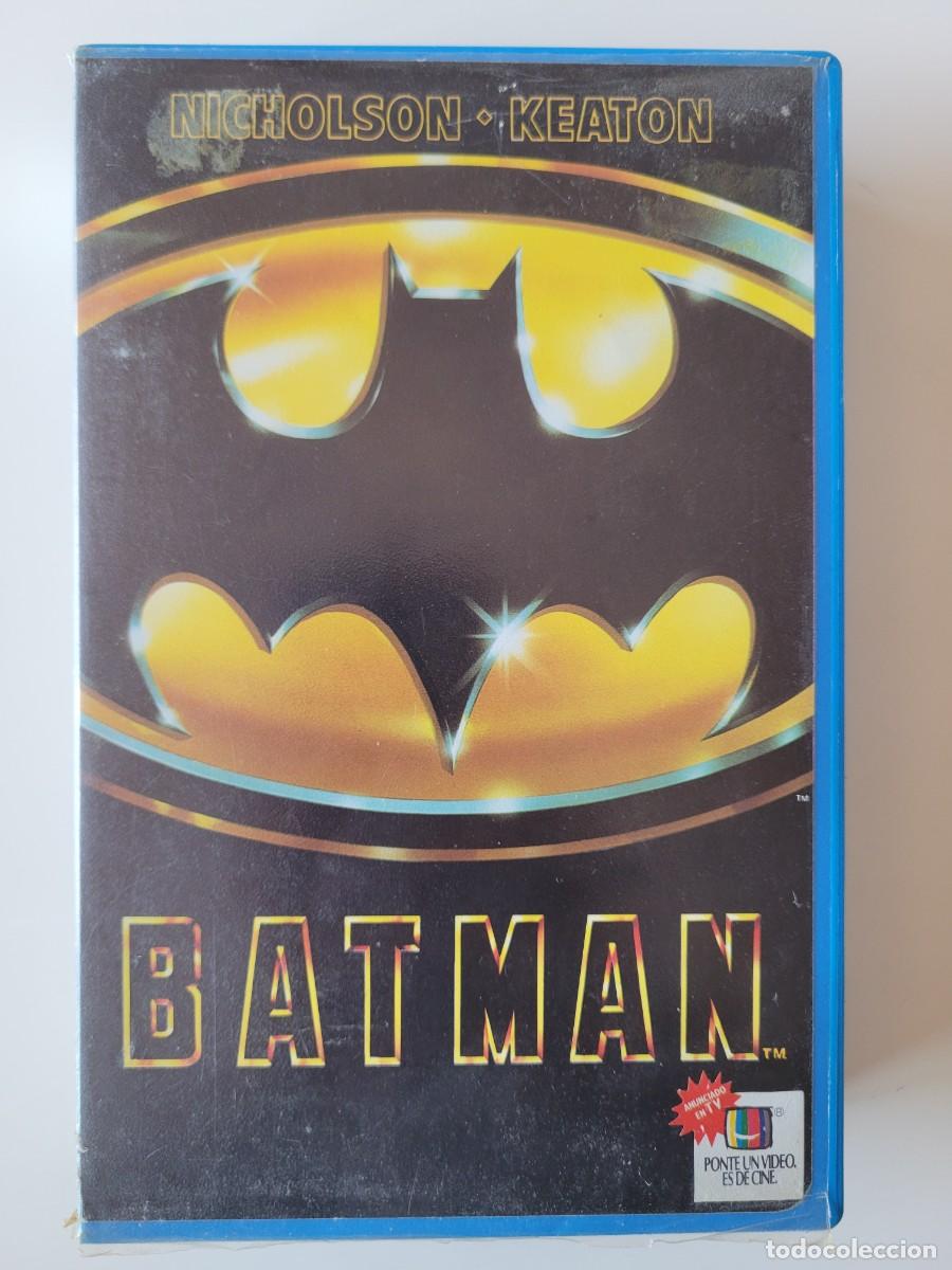 Cine: BATMAN, Keaton y Nicholson, VHS.