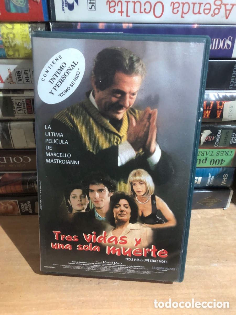 Cine: VHS V&Iacute;DEO CLUB TRES VIDAS Y UNA SOLA MUERTE