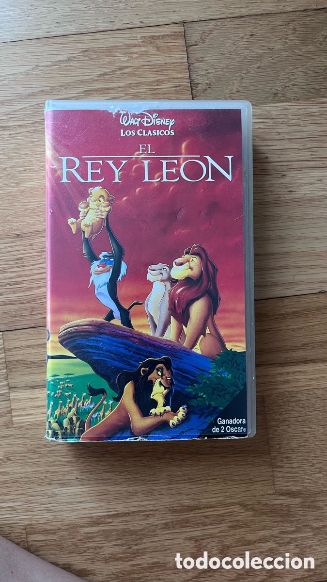 Cine: VHS Disney original - El Rey Le&oacute;n