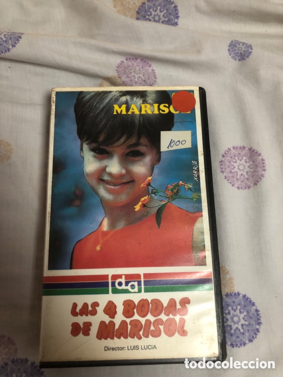 Cine: VHS V&Iacute;DEO CLUB LAS CUATRO BODAS DE MARISOL