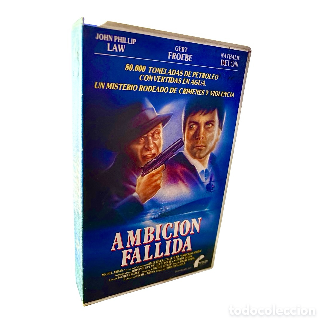 Cine: AMBICI&Oacute;N FALLIDA - VHS - PAUL NASCHY - JOHN PHILLIP LAW