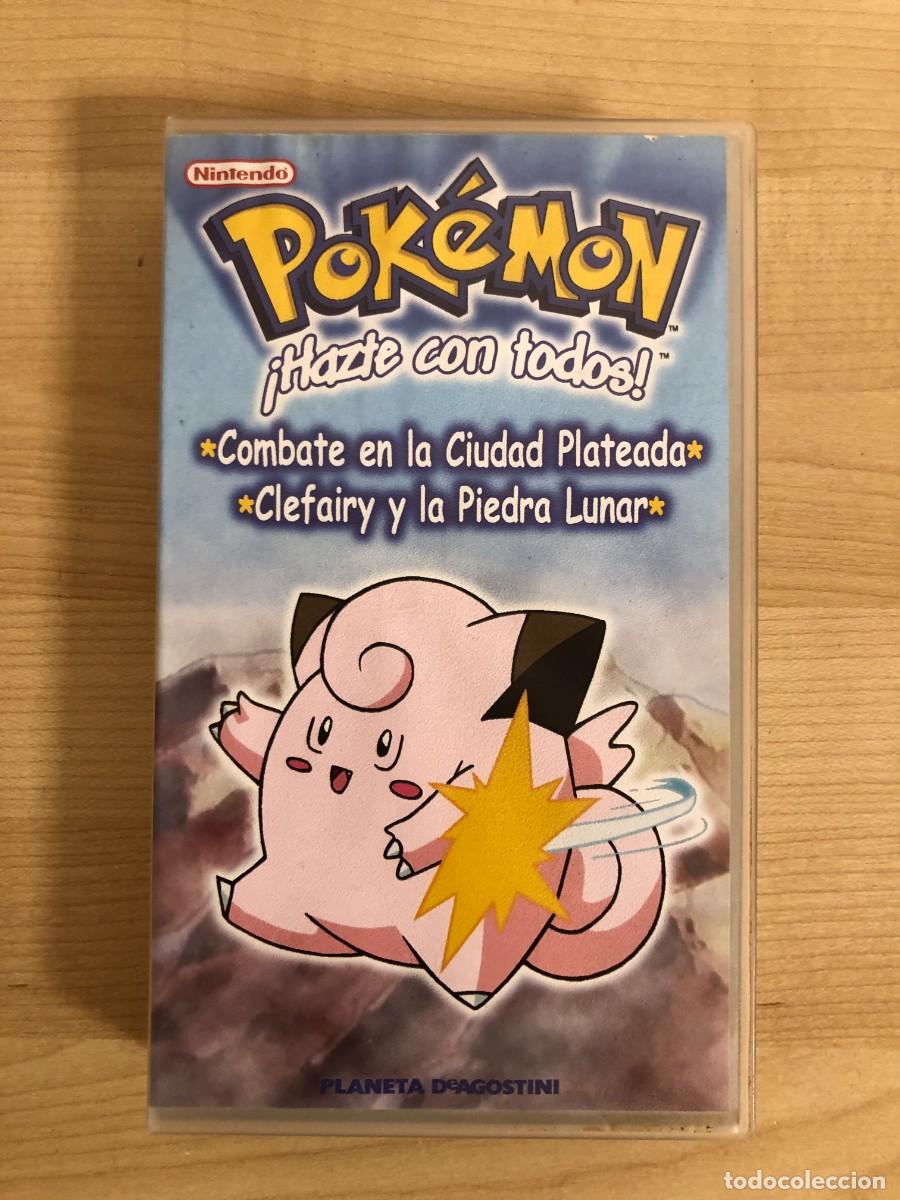 Cine: Pokemon Hazte con Todos Combate en Ciudad Plateada Clefairy y La Piedra Lunar VHS Planeta DeAgostini