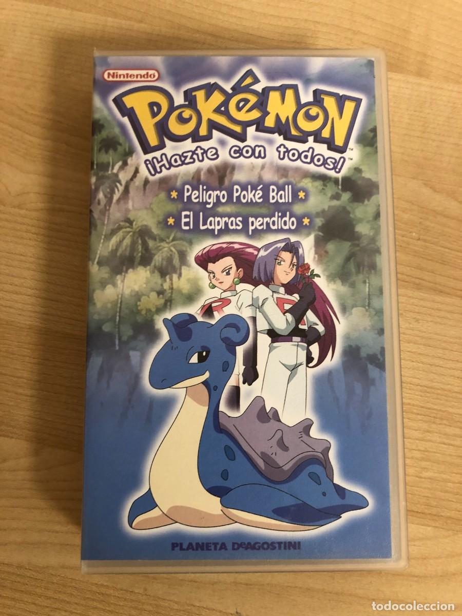 Cine: Pokemon Hazte con Todos Peligro Poke ball El Lapras Perdido VHS Planeta DeAgostini