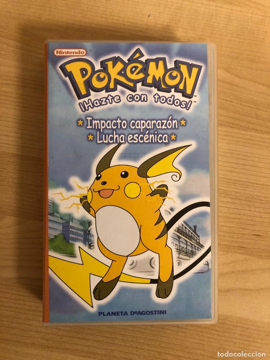 Cine: Pokemon Hazte con Todos Impacto Caparazon Lucha Escenica VHS Planeta DeAgostini