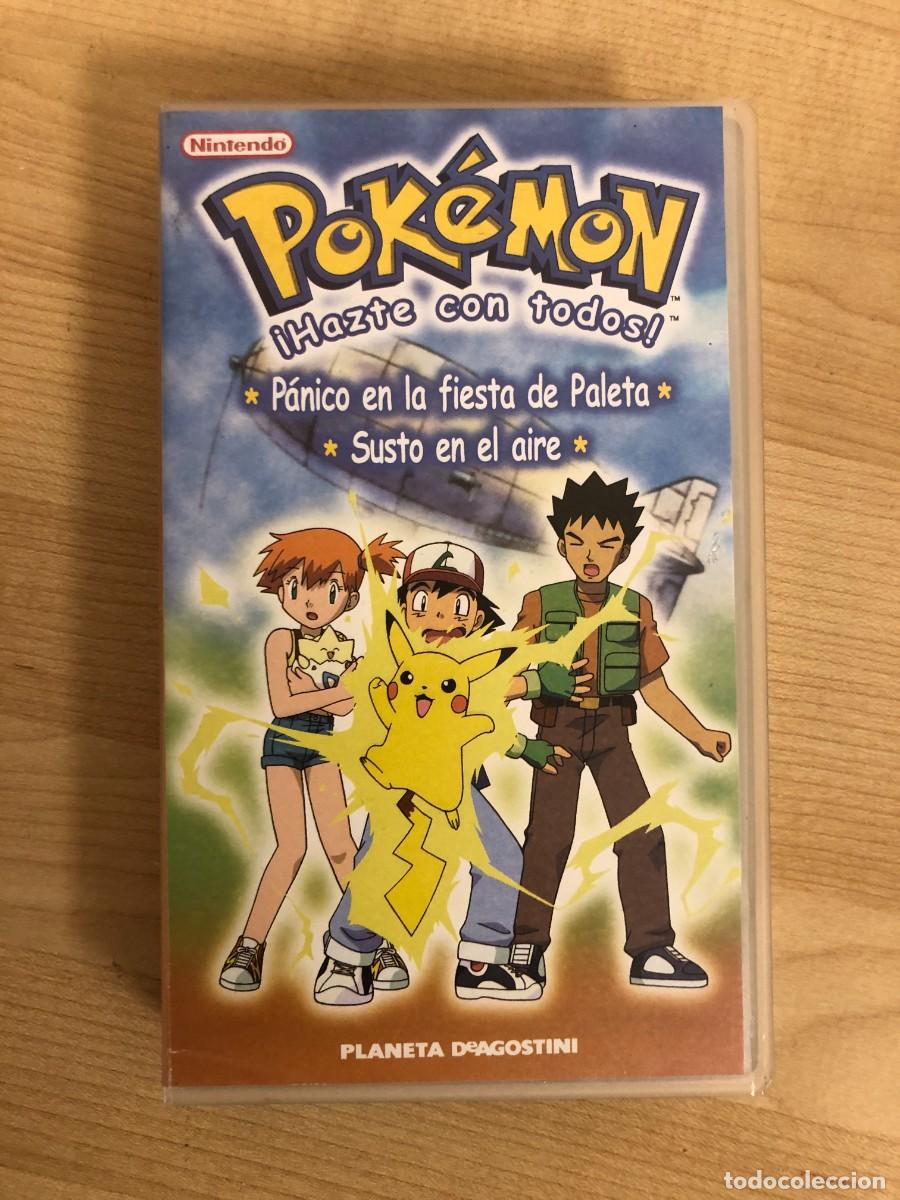 Cine: Pokemon Hazte con Todos Panico en la Fiesta de Paleta Susto en el Aire VHS Planeta DeAgostini