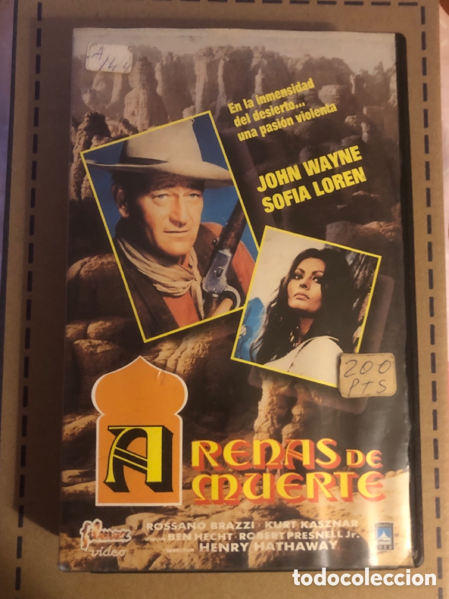 Cine: VHS V&Iacute;DEO CLUB ARENAS DE MUERTE