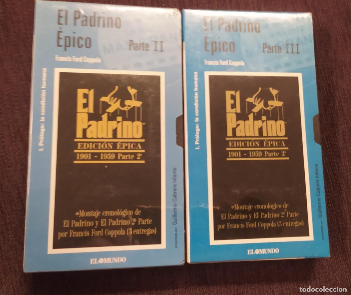 Cine: VHS EL padrino parte 2 y parte 3. Diario el mundo
