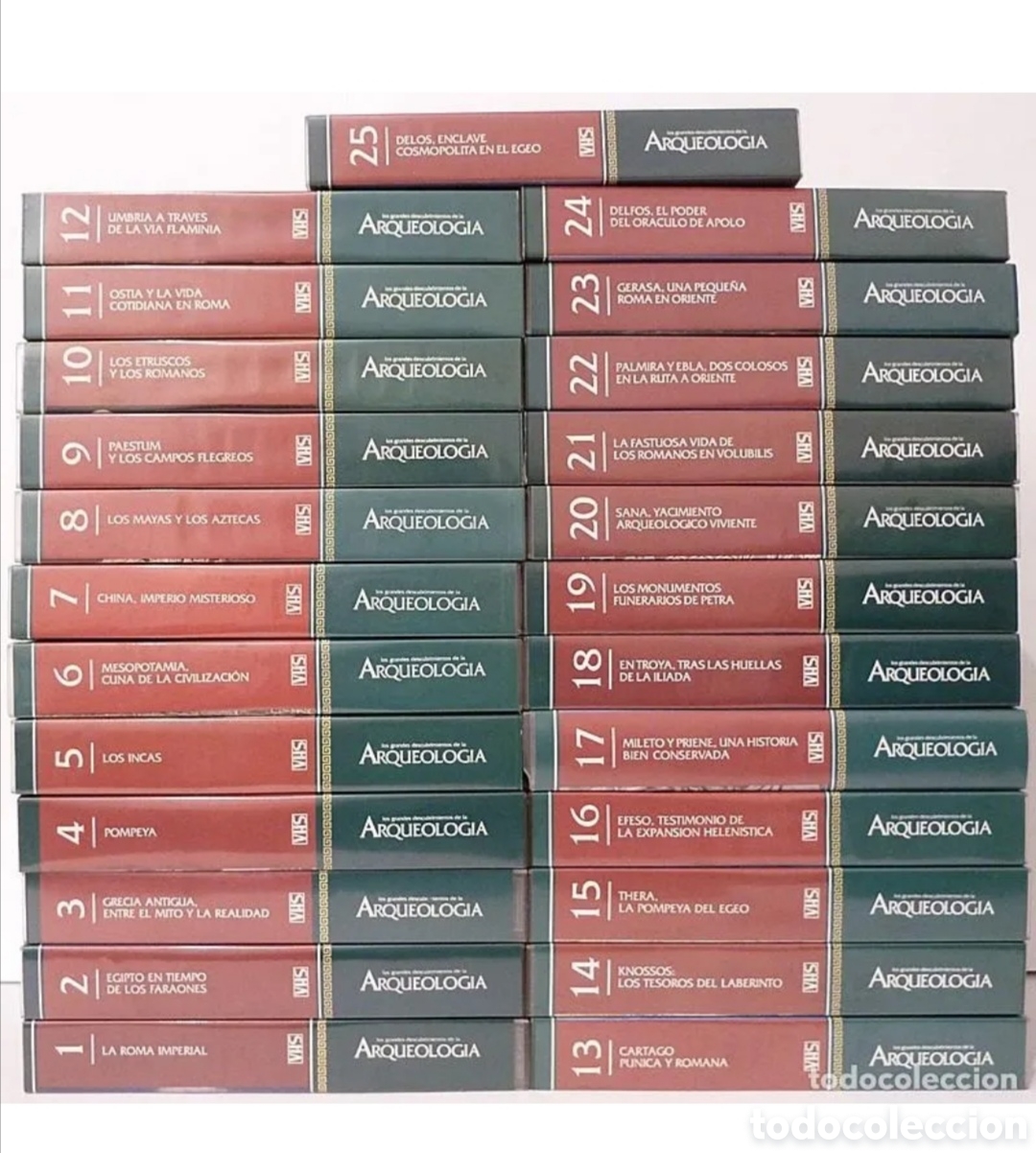 Cine: GRANDES DESCUBRIMIENTOS DE LA ARQUEOLOG&Iacute;A, COMPLETA VHS.