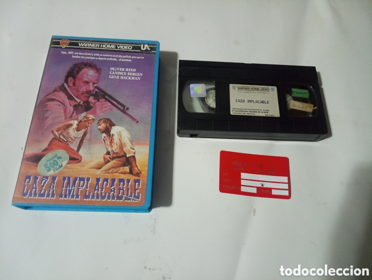 Kino: VHS CAZA IMPLACABLE OLIVER REED GENE HACKMAN