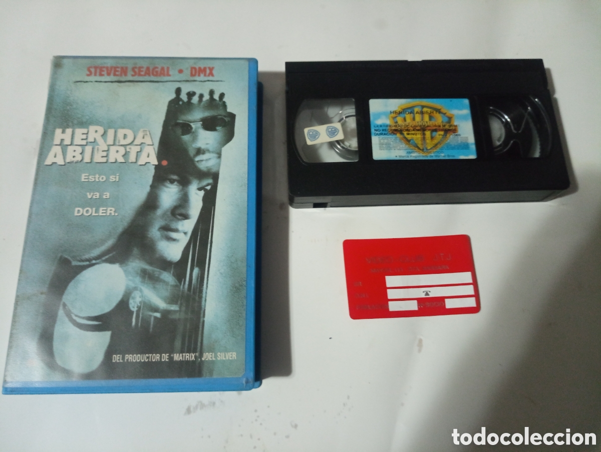 Kino: VHS STEVEN SEAGAL HERIDA ABIERTA