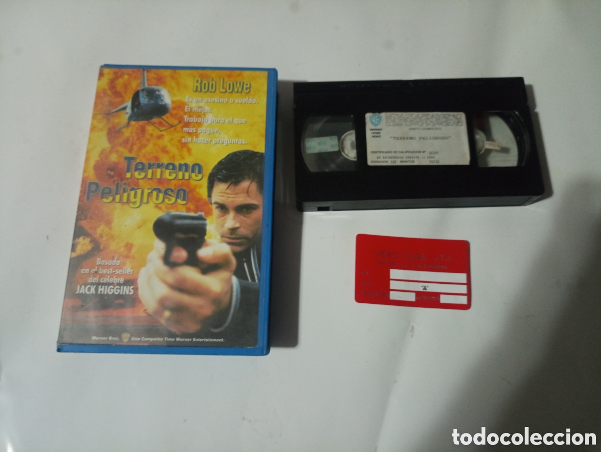 Kino: VHS TERRENO PELIGROSO ROB LOWE